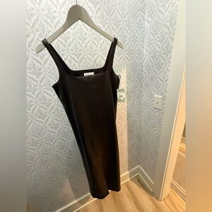 NWT Tuckernuck Hyacinth House
Chocolate Faux Leather Square Neck
Olga Dress XS